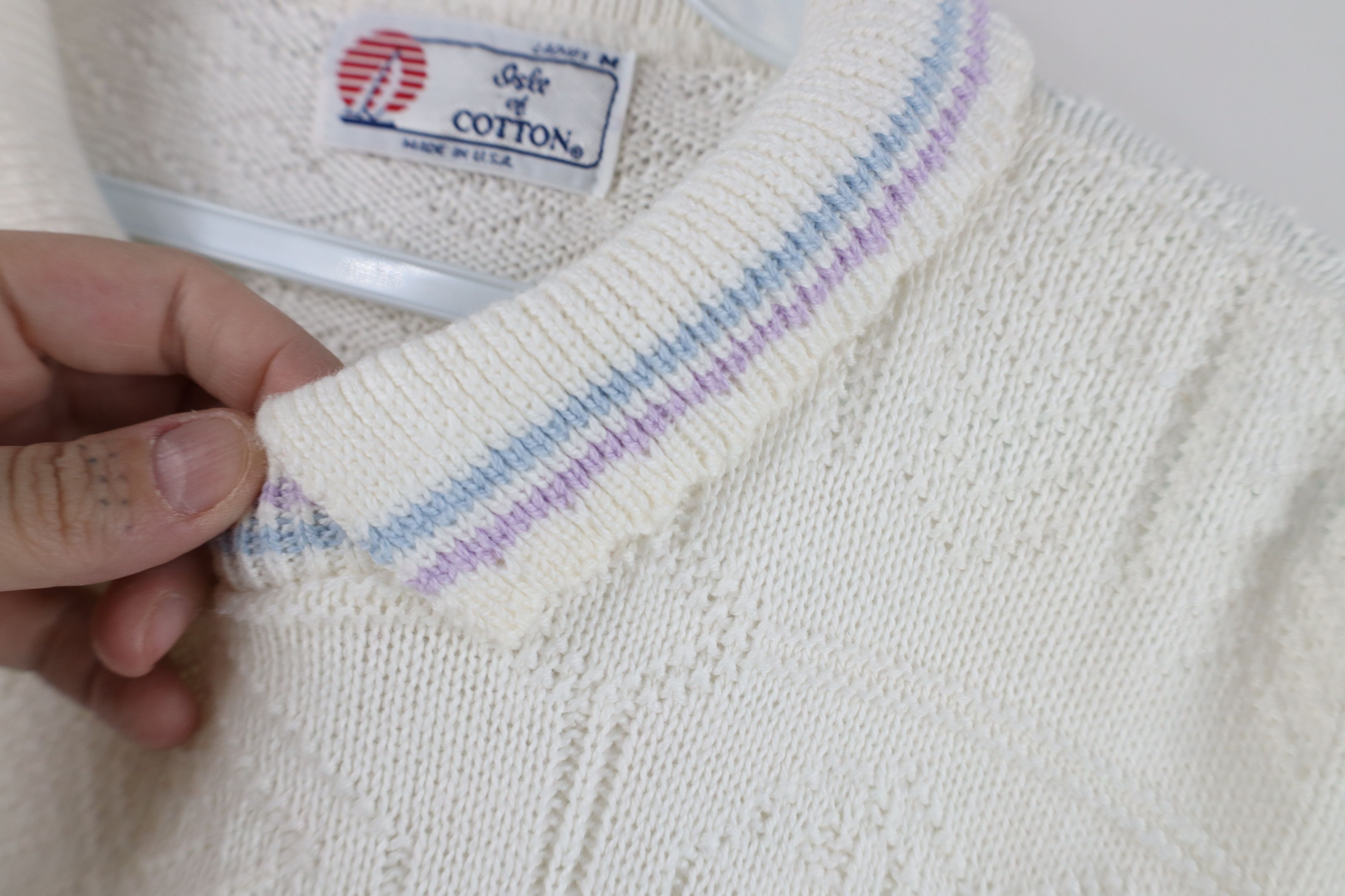 Vintage Vintage 90s Streetwear Butterfly Knit Collared Sweater USA Size M / US 6-8 / IT 42-44 - 10 Thumbnail
