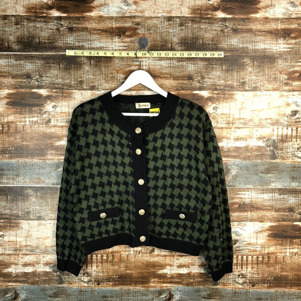 Homespun Knitwear × Japanese Brand Still Life japan Green cardigan Knitwear #A1554 Size M / US 6-8 / IT 42-44 - 1 Thumbnail