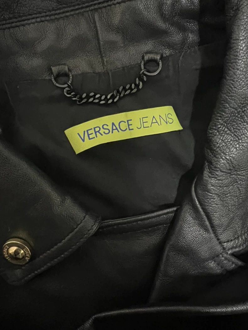 Versace Versace Calf leather jacket Size M / US 6-8 / IT 42-44 - 7 Thumbnail