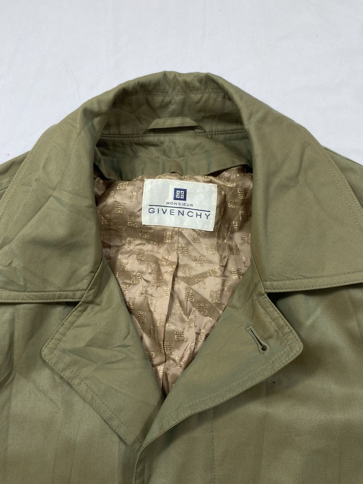 Givenchy Vintage Givenchy Long coat Trench Jacket 80s Size US L / EU 52-54 / 3 - 4 Thumbnail