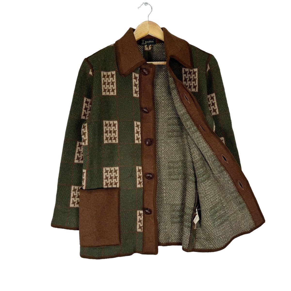 Japanese Brand × Vintage ⚡️70s KOSUGI ART KNITWEAR CARDIGAN SWEATER Size US M / EU 48-50 / 2 - 9 Thumbnail