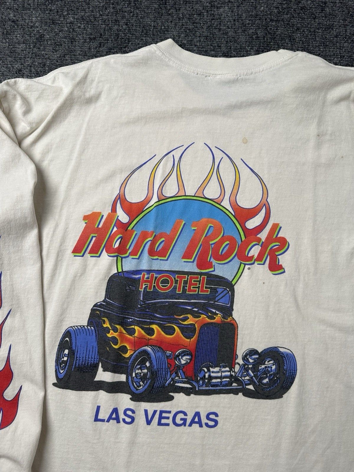 Hard Rock Cafe Mens Hard Rock Hotel Las Vegas Flame Long Sleeve, Size 2XL Size US XL / EU 56 / 4 - 3 Thumbnail