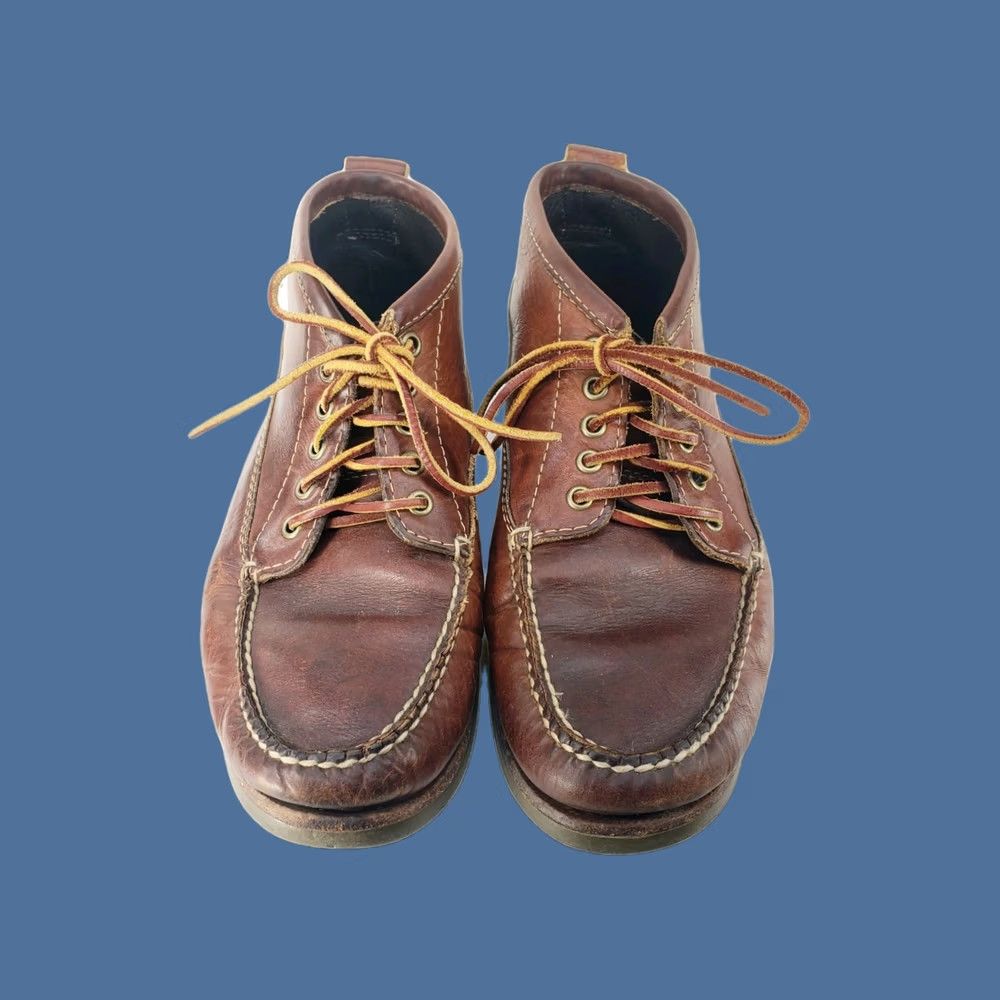 Vintage L.L. Bean Eastport Chukka Boots Mens 10.5 D Brown  display picture 1