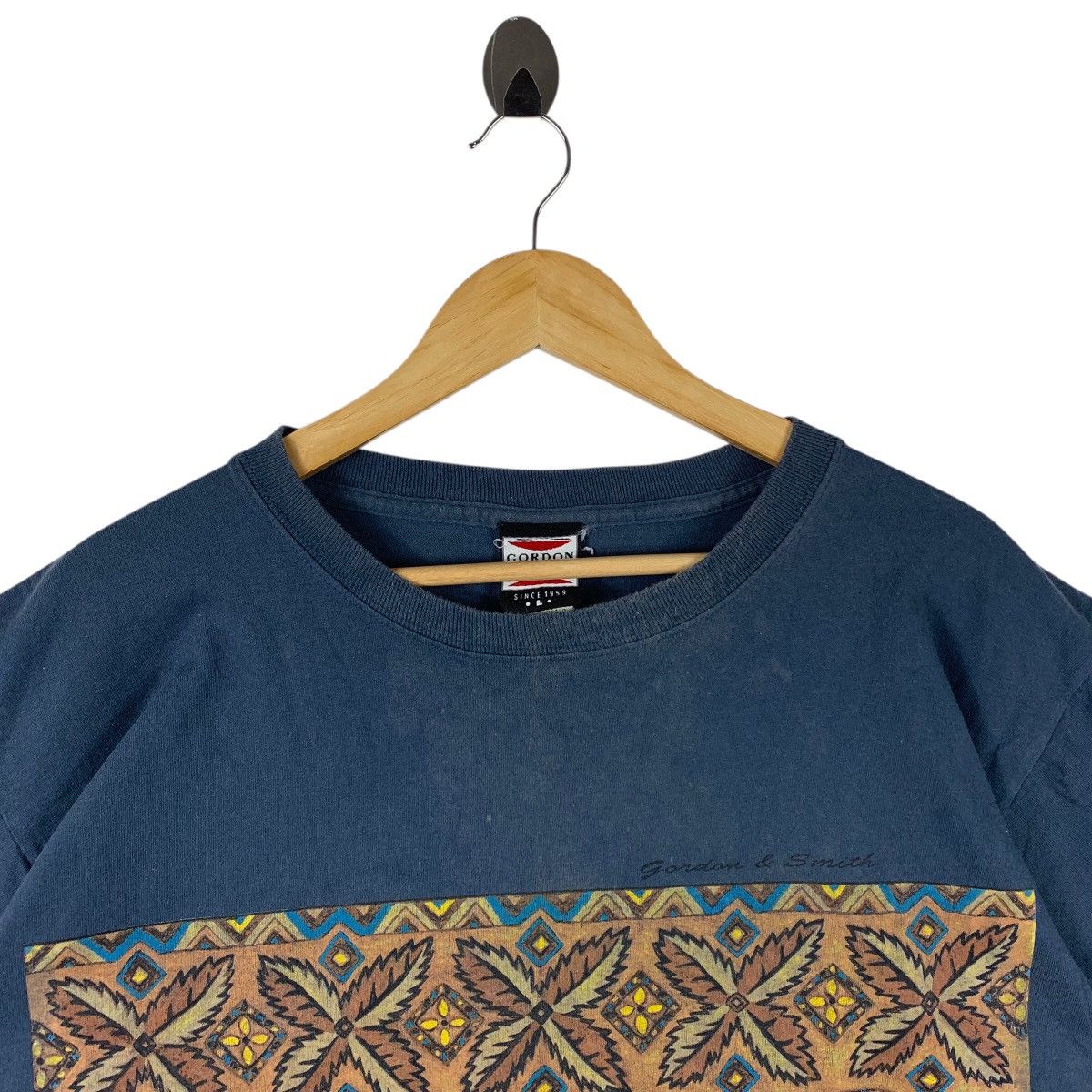 Band Tees × Vintage Vintage GORDON & SMITH Surfing simple design surf tee Size US L / EU 52-54 / 3 - 2 Thumbnail