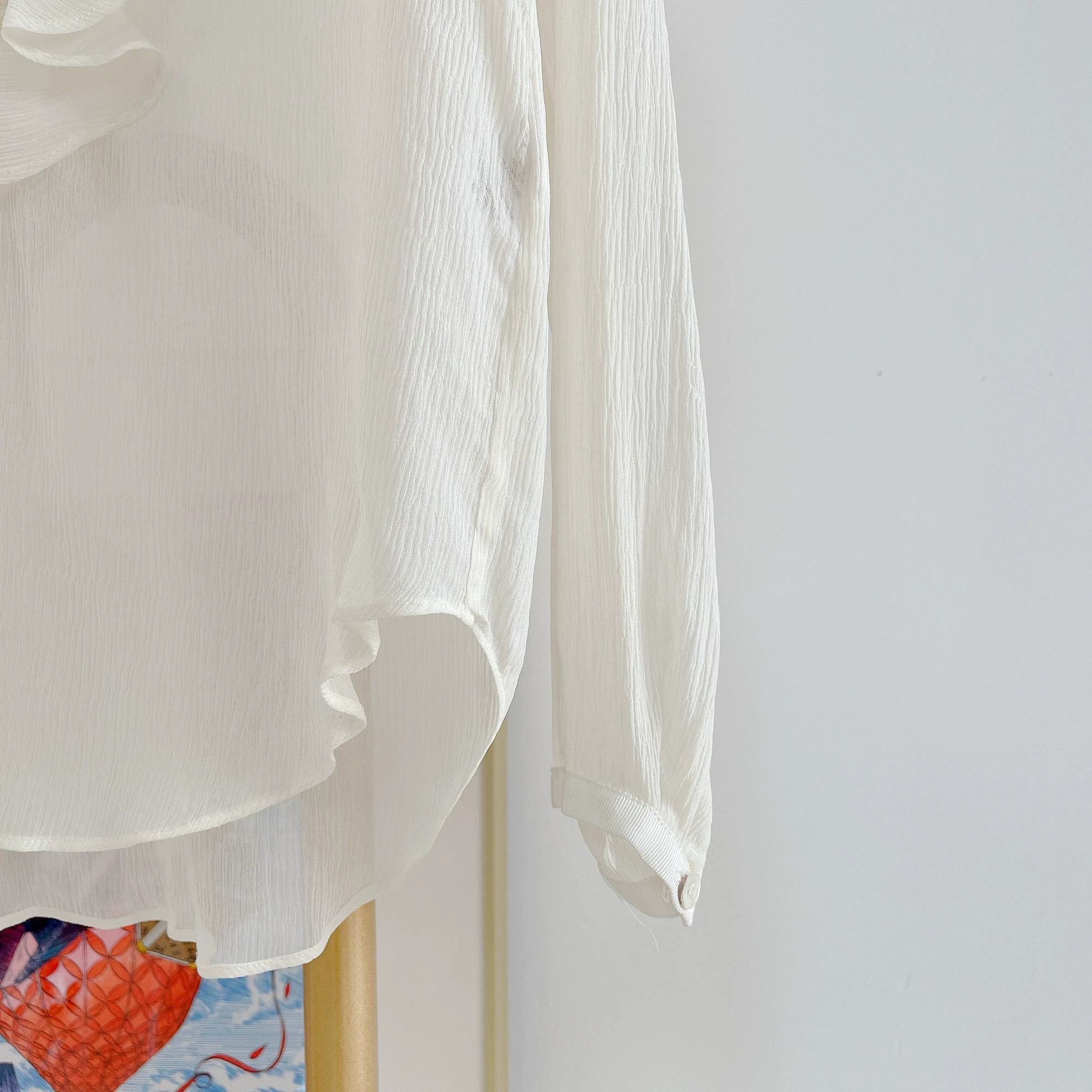 Theory Theory Ivory Shirt P Size XS / US 0-2 / IT 36-38 - 5 Thumbnail