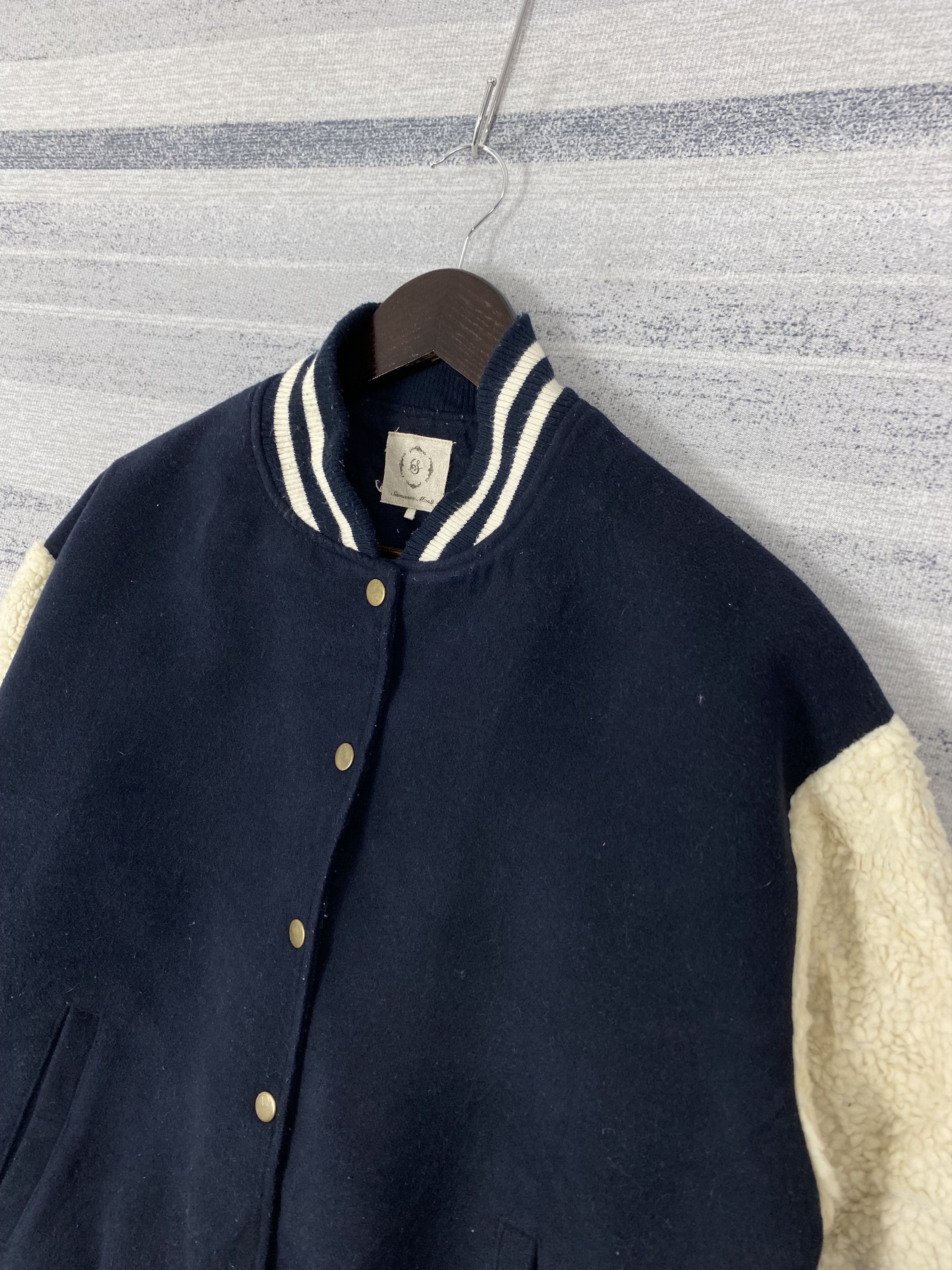 Japanese Brand Vintage Samansa Mos2 Varsity Jacket Size US S / EU 44-46 / 1 - 3 Thumbnail