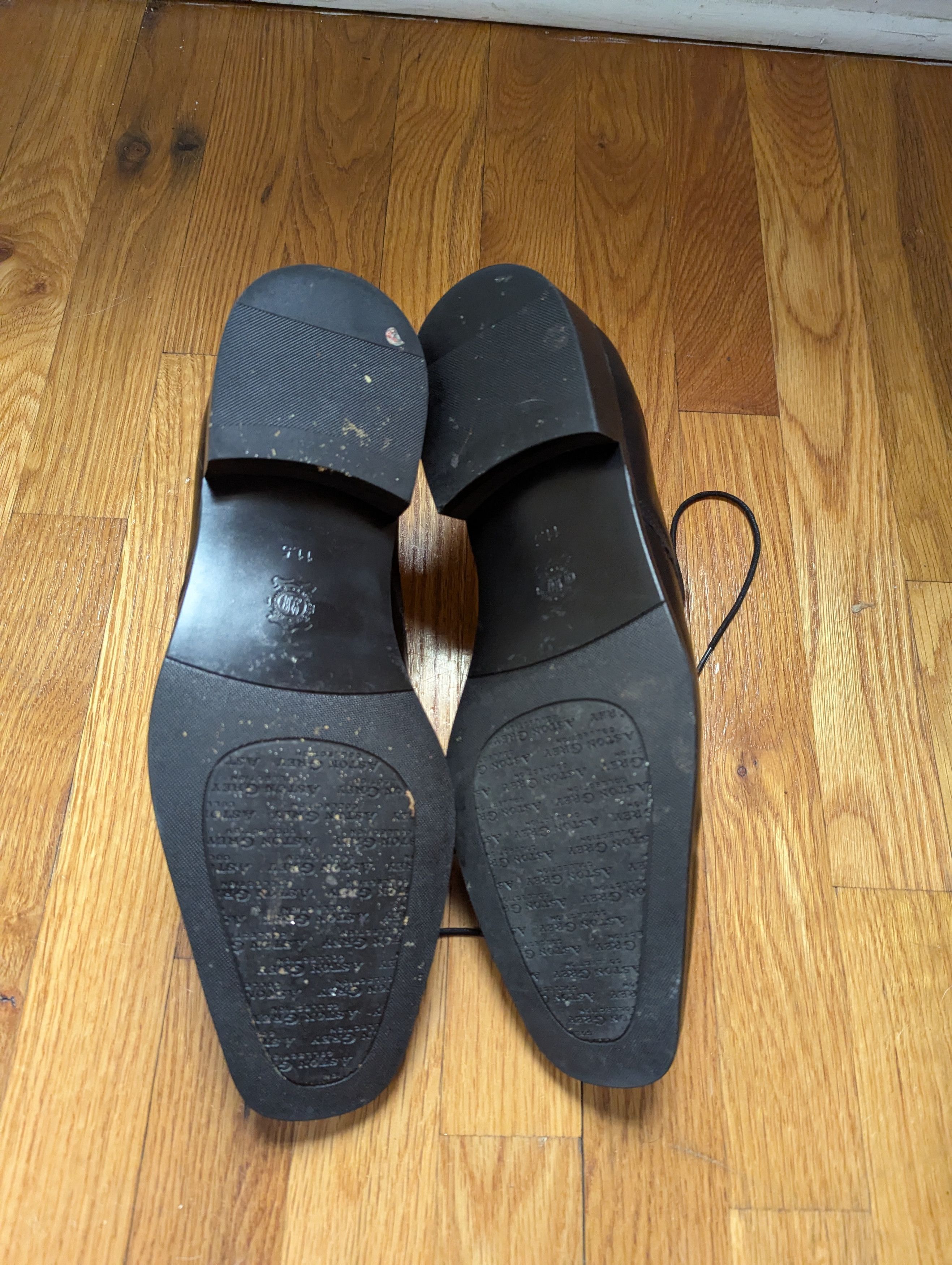 Aston Grey Aston Grey Formal Leather Shoes Size US 11.5 / EU 44-45 - 4 Thumbnail