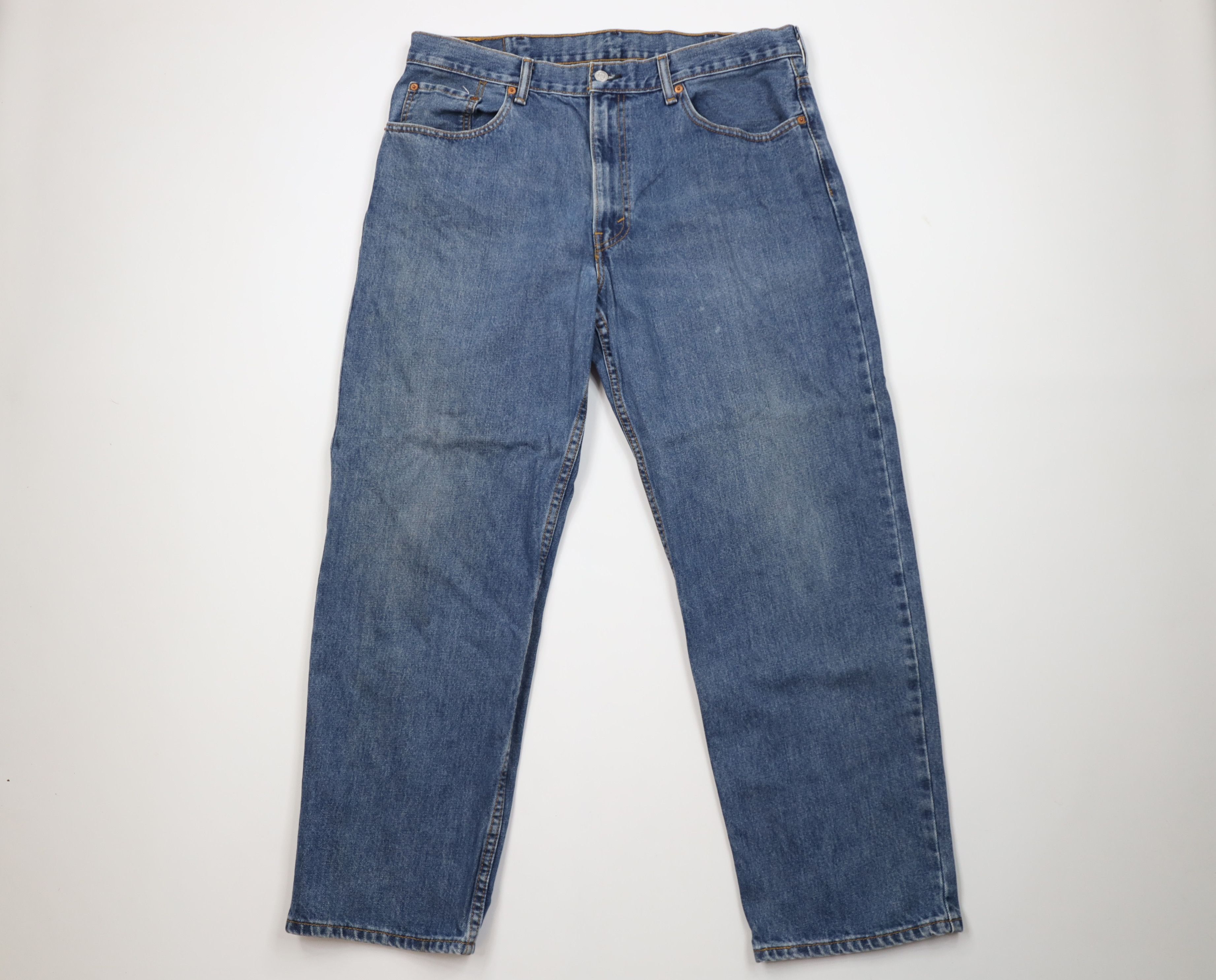 Levi's Vintage Y2K Levis 550 Relaxed Fit Denim Jeans Blue Cotton Size US 38 / EU 54 - 1 Thumbnail