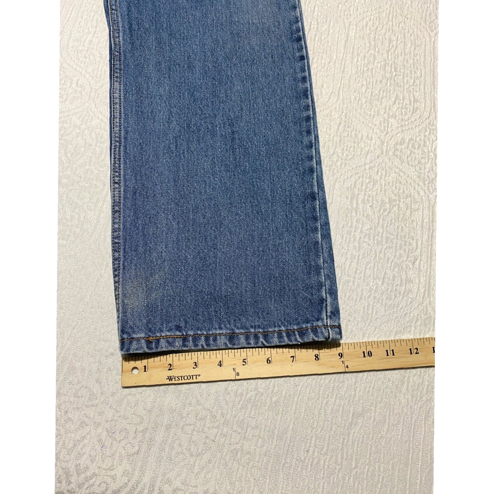 Levi's Levi's 505 Regular Fit Jeans Men Blue Denim Straight Leg 40x30 Regular Jeans Mens Cotton Denim Size US 40 / EU 56 - 8 Thumbnail