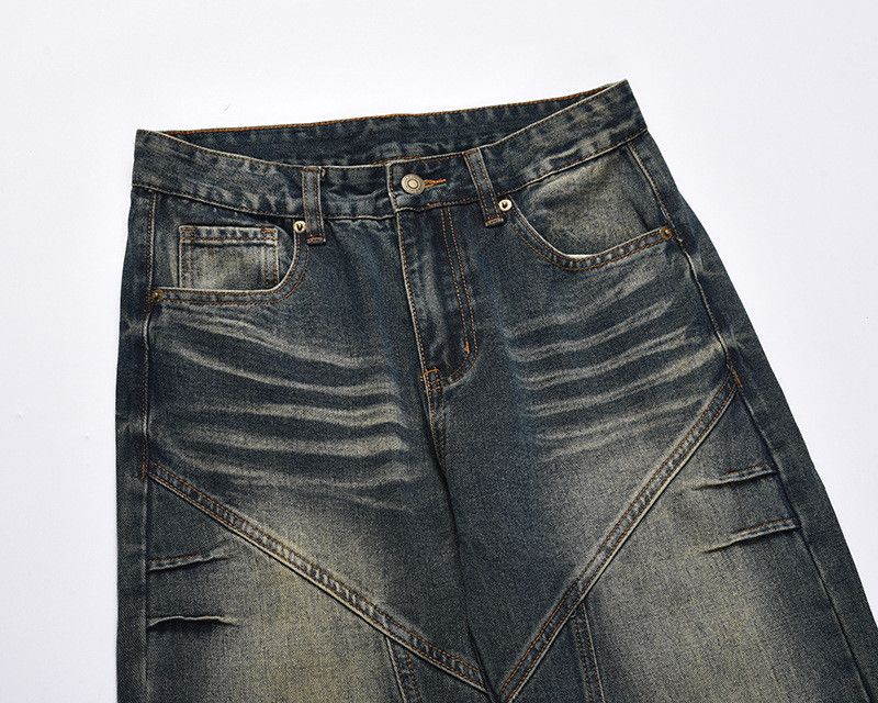 Vintage American retro gradient vibe distressed flared jeans Size US 32 / EU 48 - 3 Thumbnail