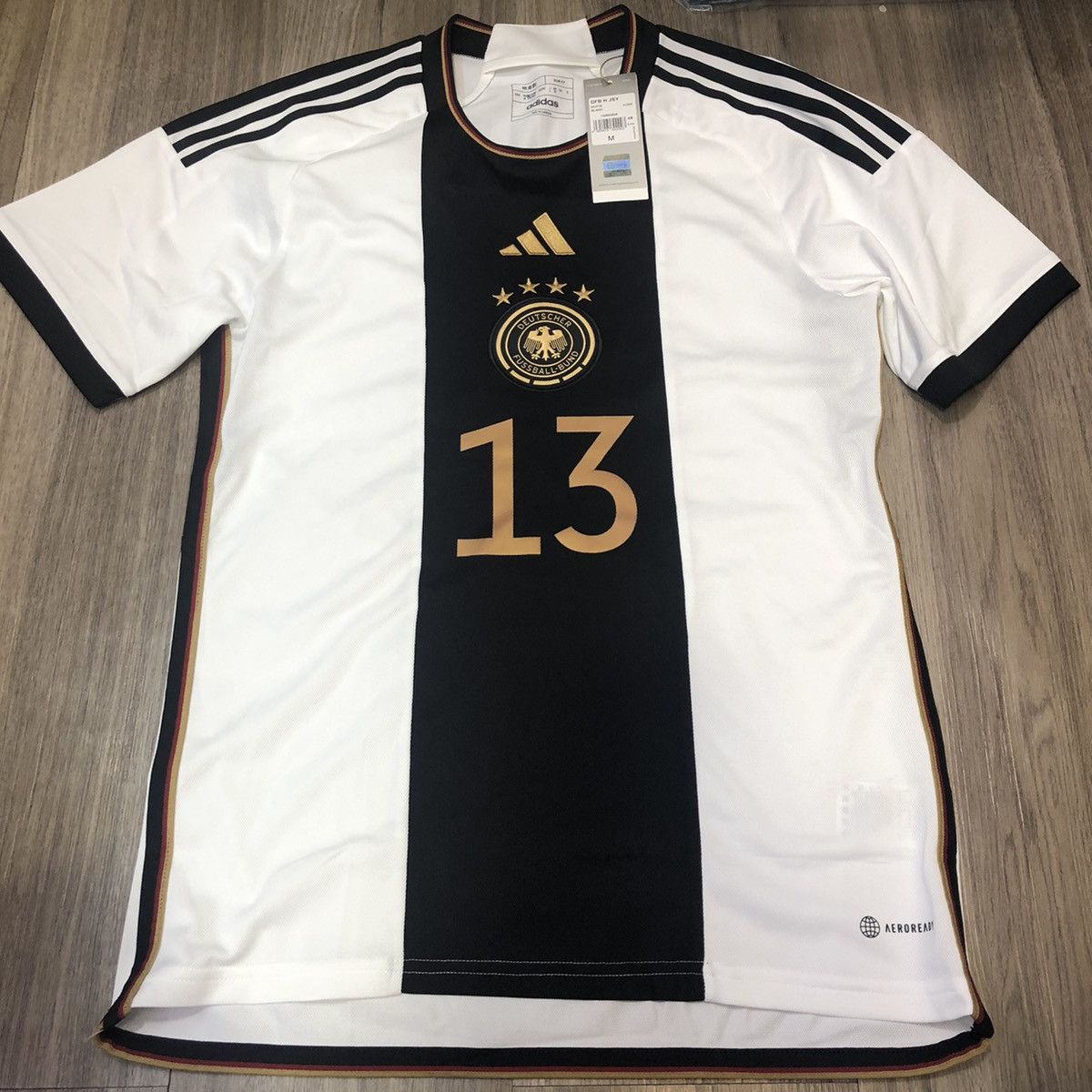 Adidas Germany 22/23 home shirt #13 Muller (Bnwt) Size US M / EU 48-50 / 2 - 1 Thumbnail