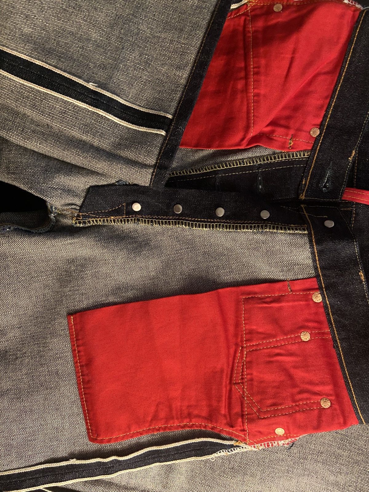Denime DENIME Lot XX “The Curiosity Shop” Deadstock Selvedge Denim Size US 30 / EU 46 - 10 Thumbnail