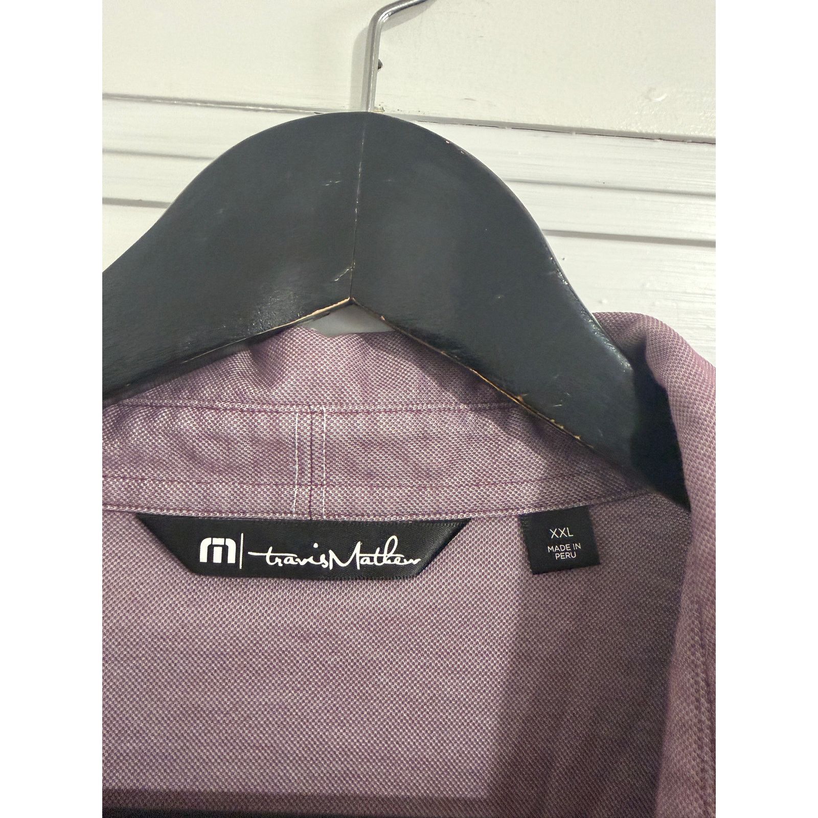 TravisMathew TravisMathew Dusty Purple Golf Polo Men's Size XXL Size US XXL / EU 58 / 5 - 3 Thumbnail