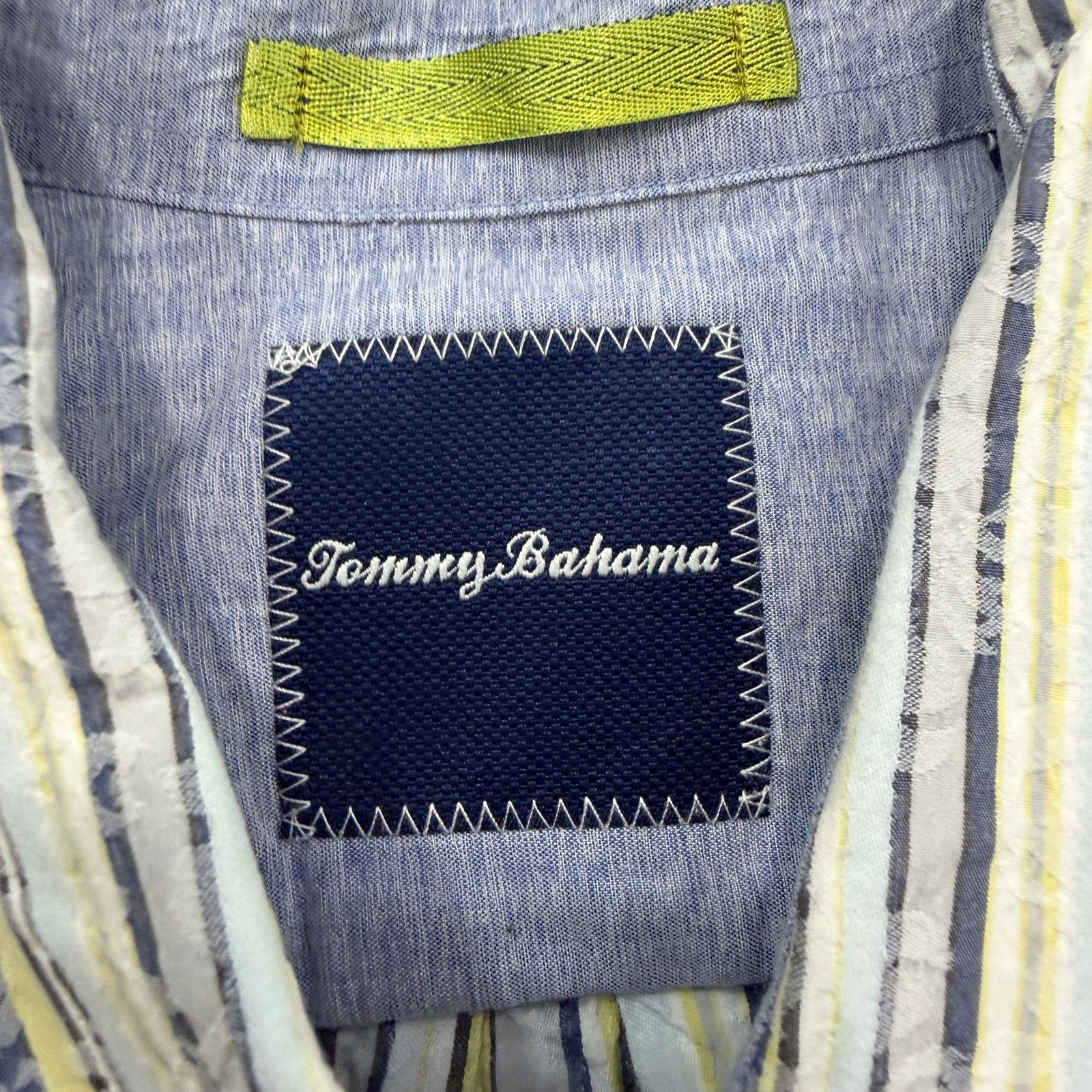 Tommy Bahama Tommy Bahama Button Shirt Men's Medium Striped Long Sleeve Size US M / EU 48-50 / 2 - 4 Thumbnail