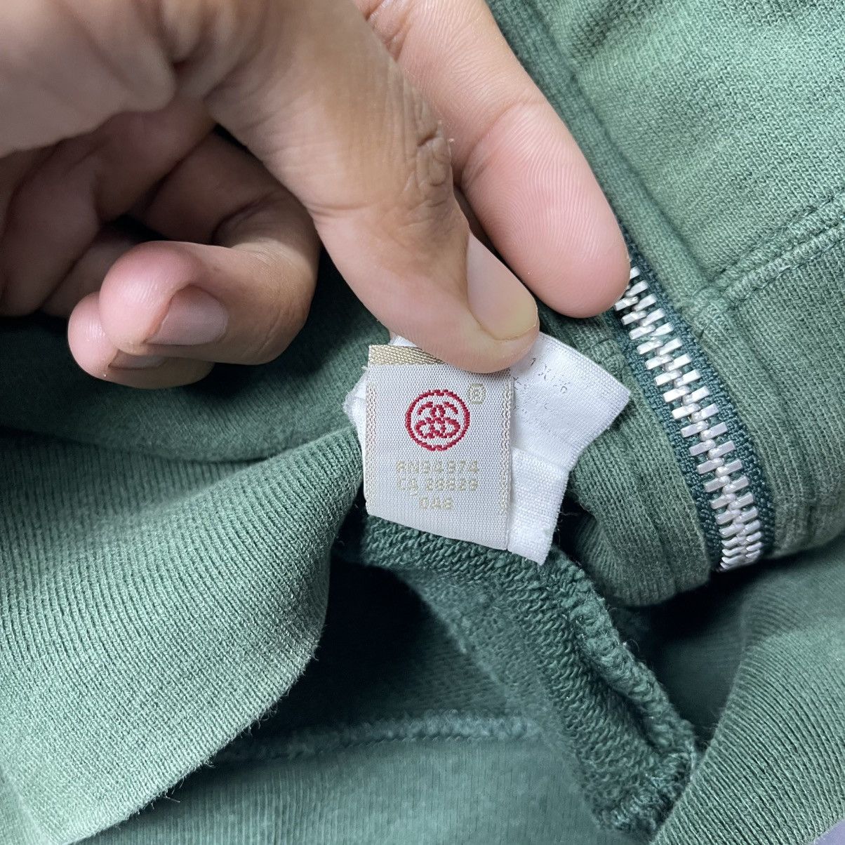 Stussy Stüssy Full Zip Hoodie – Forest Green (S) Size US S / EU 44-46 / 1 - 12 Thumbnail