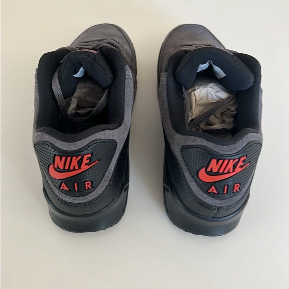 Nike nike air max 90 grey suede Size US 10.5 / EU 43-44 - 3 Thumbnail