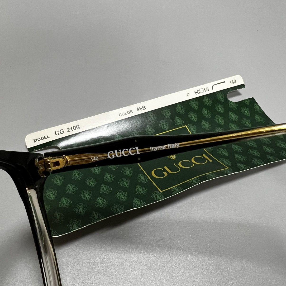 Gucci × Vintage Gucci Vintage Frame NEW 80s Size ONE SIZE - 7 Thumbnail