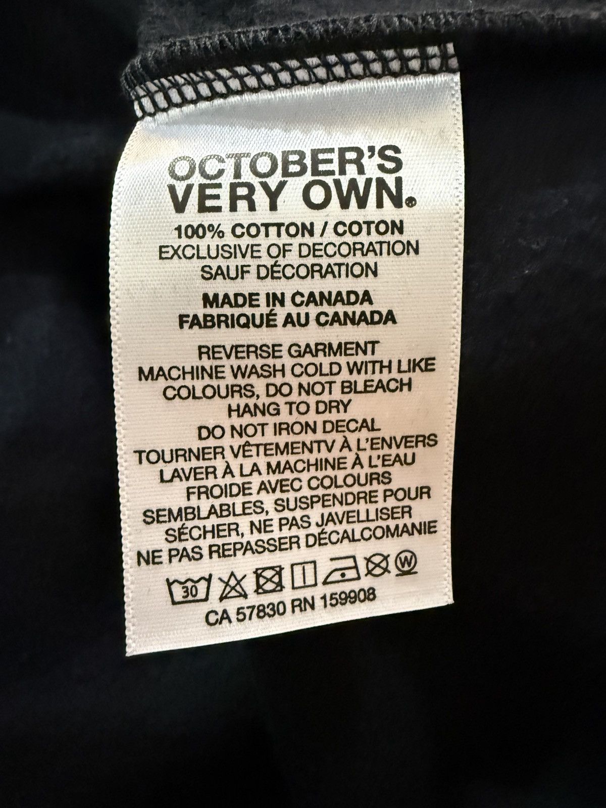 October's Very Own OVO Wynn Hoodie - Black hoodie - Size XXL Size US XXL / EU 58 / 5 - 5 Thumbnail