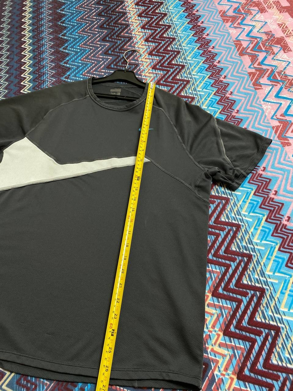 Nike 💦 90S NIKE SWOOSH VINTAGE Y2K OVERSIZED RETRO TEE T-SHIRT Size US L / EU 52-54 / 3 - 7 Thumbnail