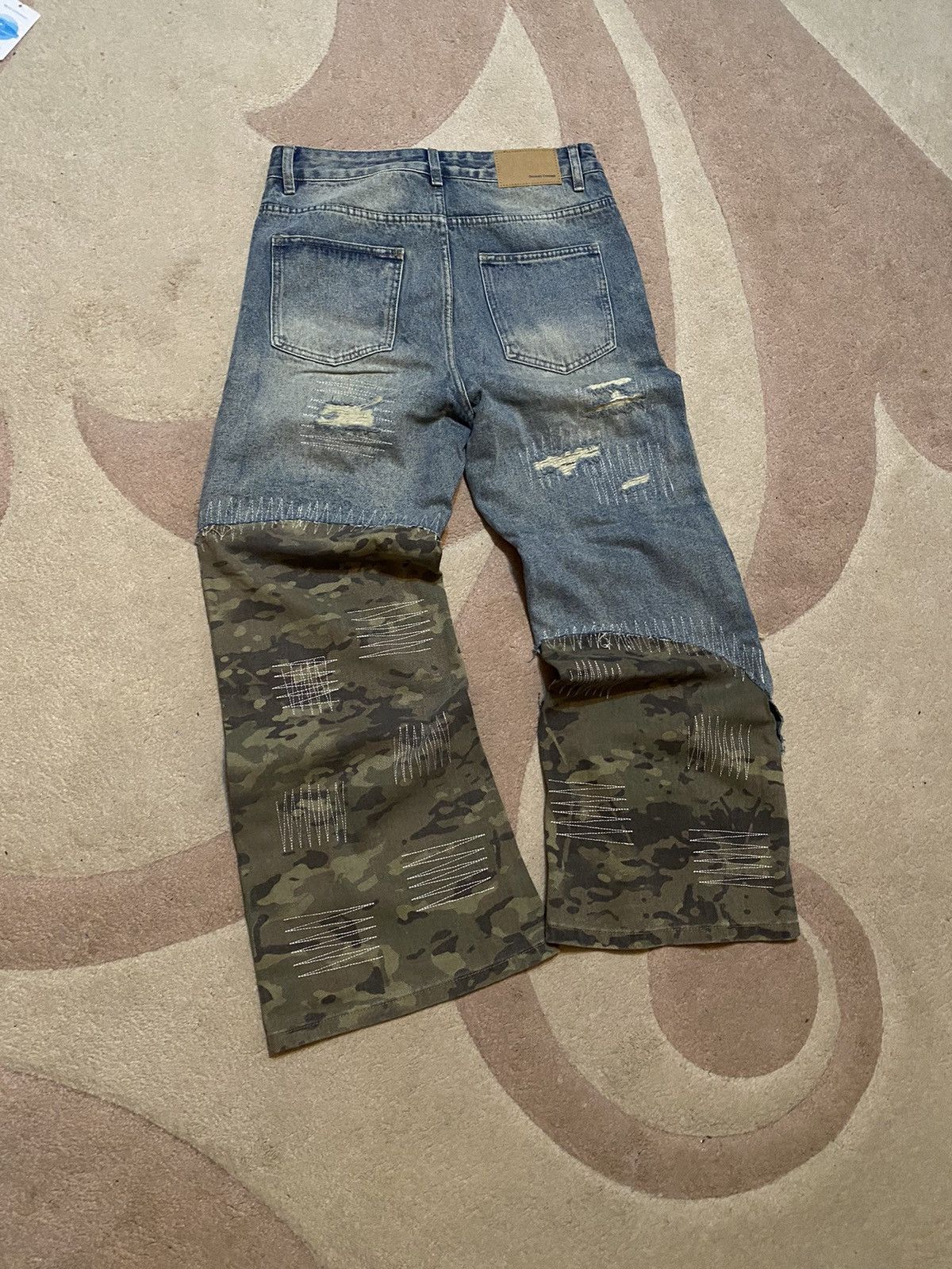 If Six Was Nine If six was nine Japanese Jeans camouflage Distressed Denim Size US 34 / EU 50 - 8 Thumbnail