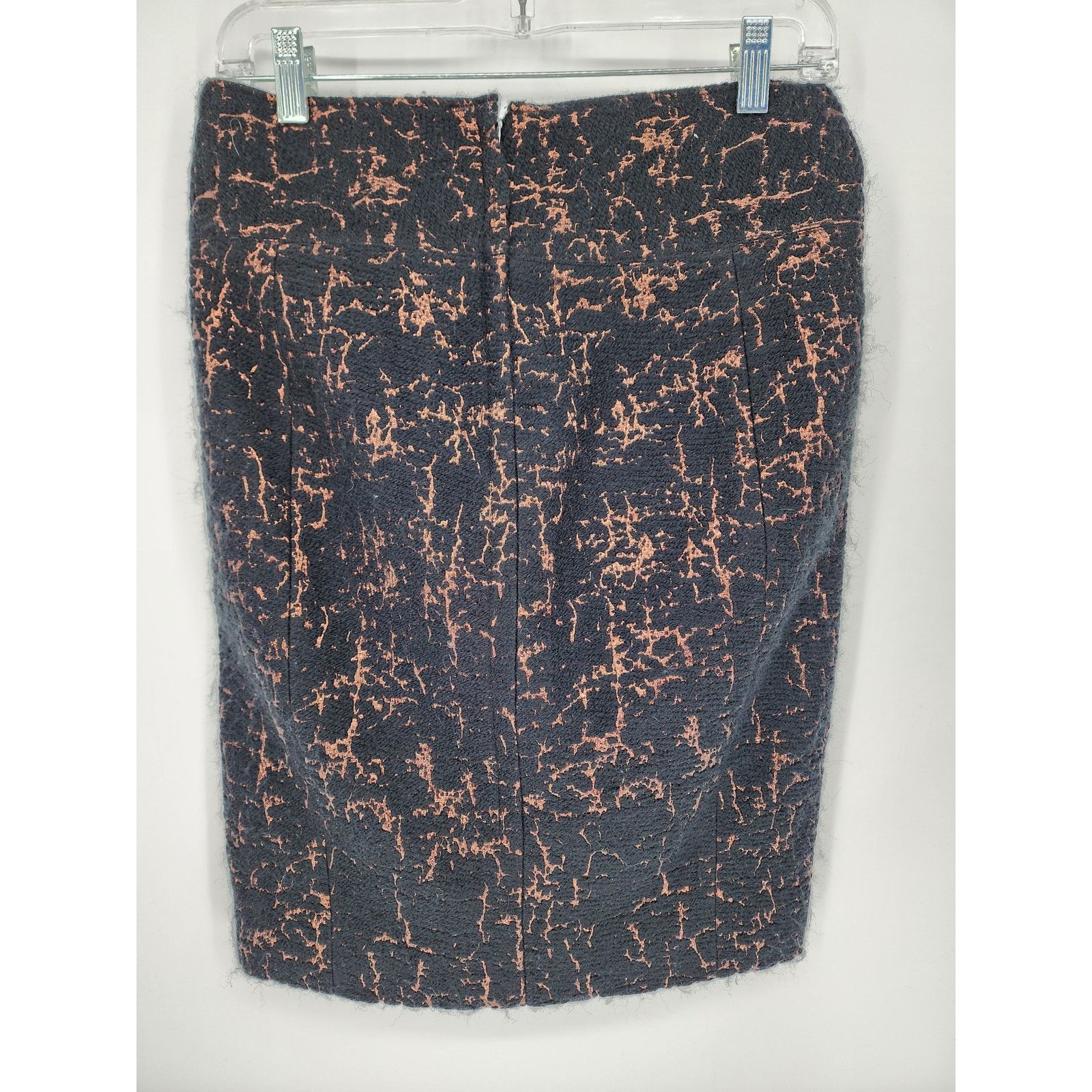 Donna Karan Donna Karan Collection Black Wool Blend Skirt Women's Size 4 Size 27" / US 4 / IT 40 - 2 Thumbnail