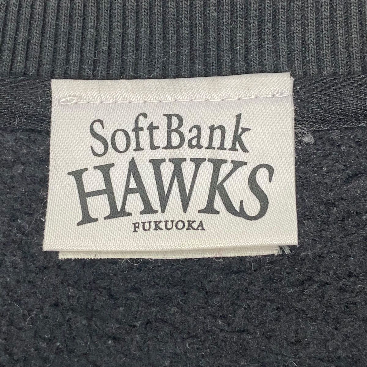 Vintage Vintage Fukuoku SoftBank Hawks Sweatshirt Crewneck Black Size US M / EU 48-50 / 2 - 7 Thumbnail