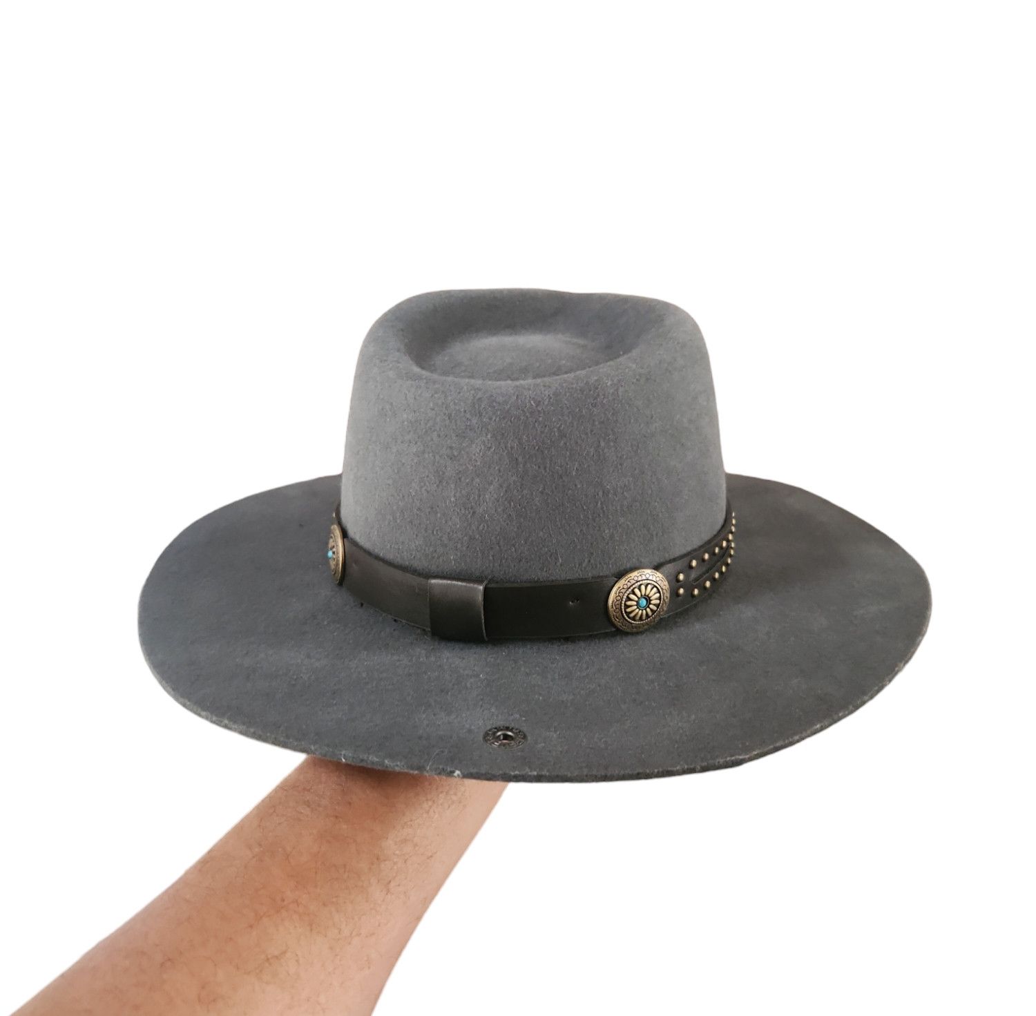 Other Peter Grimm Apache Hat Gray wide stiff brim style S/M Size ONE SIZE - 4 Thumbnail