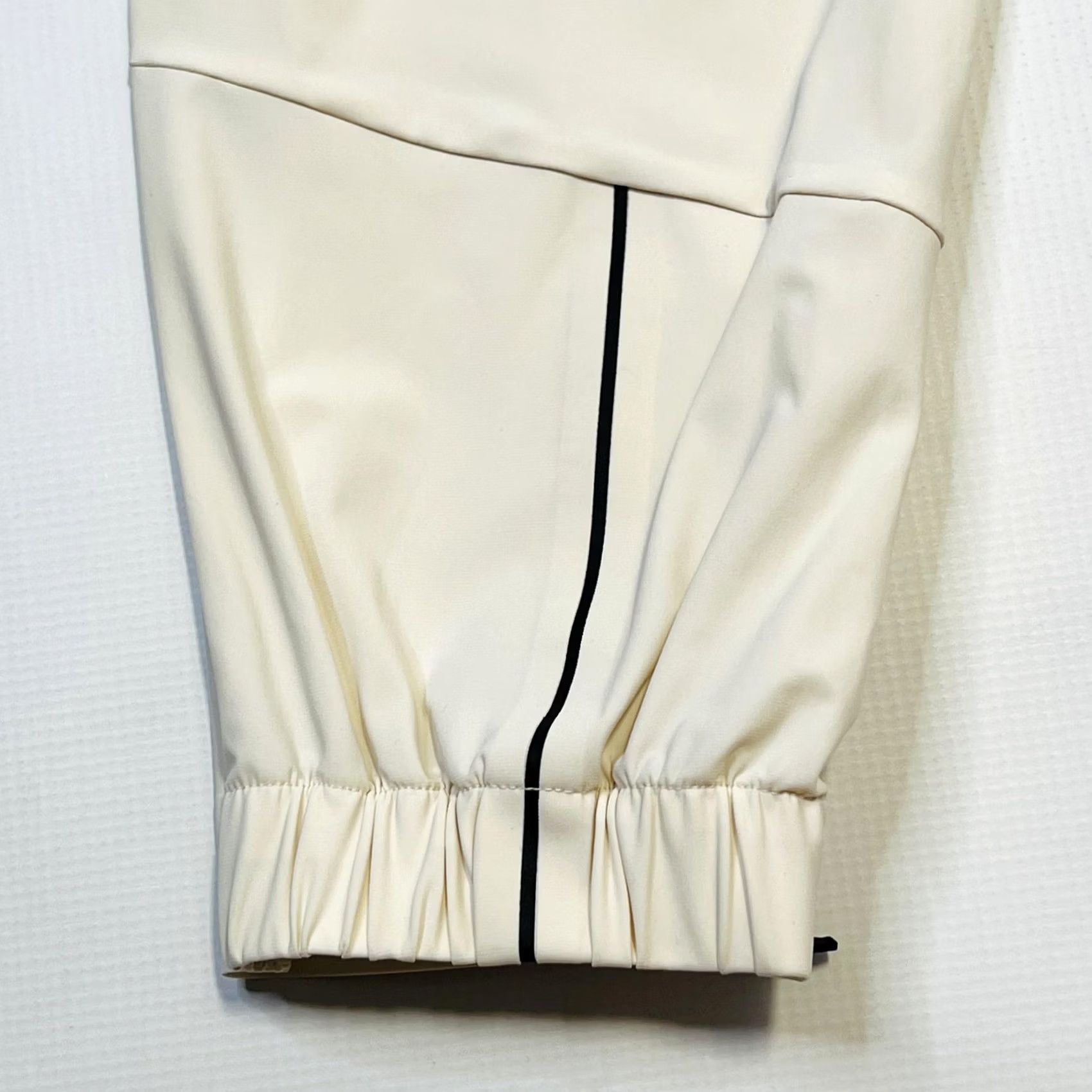 Vintage ALWRLD Pants Mens XL Cream Recycled Nylon Zip Ankle Stretch Athletic Joggers Size US 36 / EU 52 - 4 Thumbnail