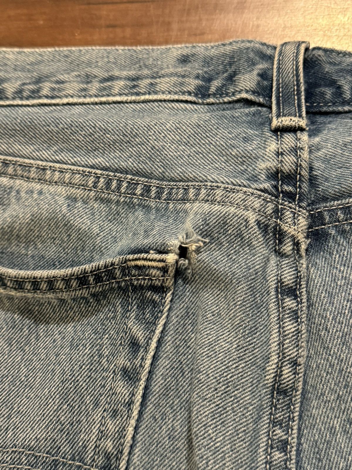 Levi's × Vintage Vintage/Y2K Light Blue Levi Silver Tab Straight jeans Size US 36 / EU 52 - 8 Thumbnail