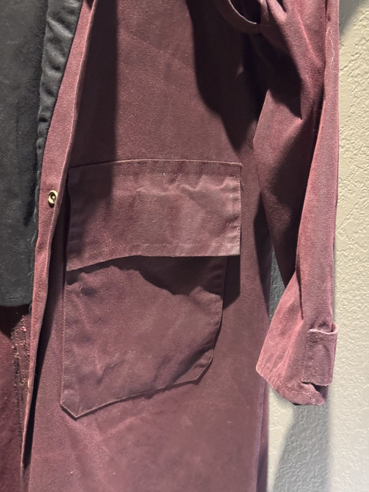 Other Vintage Burgundy Maroon Red Koolah Trench Coat Parka Long Size US L / EU 52-54 / 3 - 4 Thumbnail