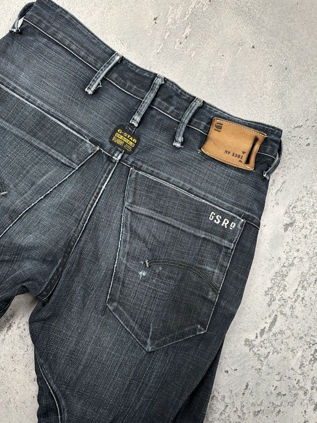 G-Star G Star Raw Radar Duty Loose Dark Wash Denim Jeans Archive Size US 31 - 10 Thumbnail