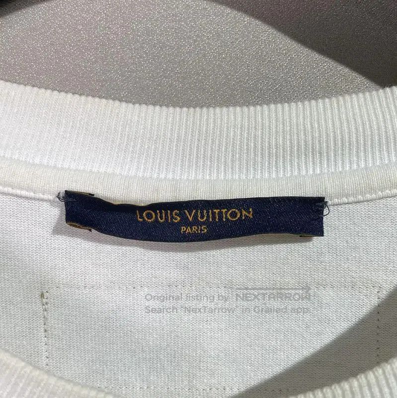 Louis Vuitton Louis Vuitton White Cotton Men's T-Shirt XL . Size US XL / EU 56 / 4 - 7 Thumbnail