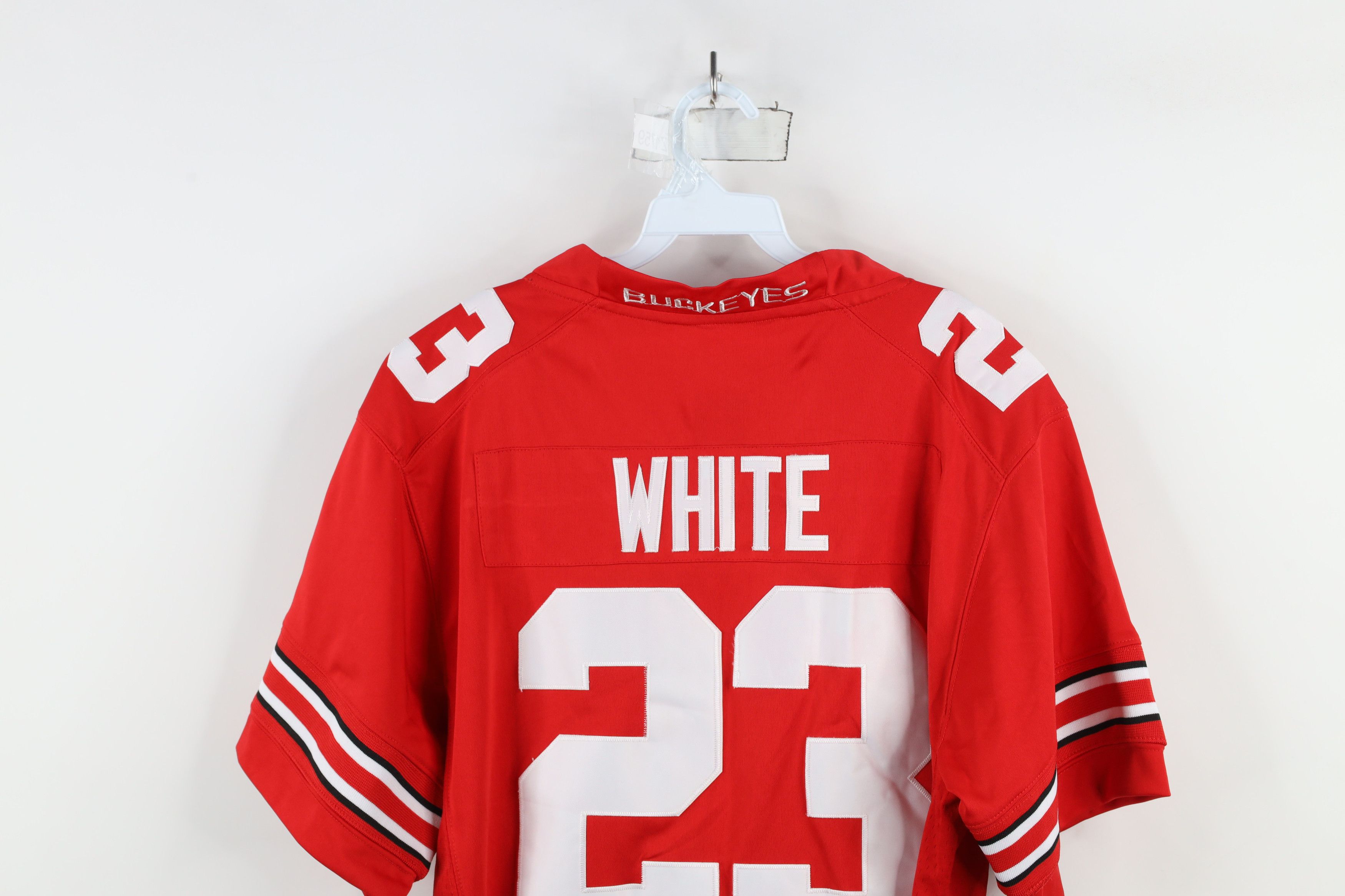 Nike × Vintage Nike White Ohio State University Football Jersey Red #23 Size US M / EU 48-50 / 2 - 15 Thumbnail