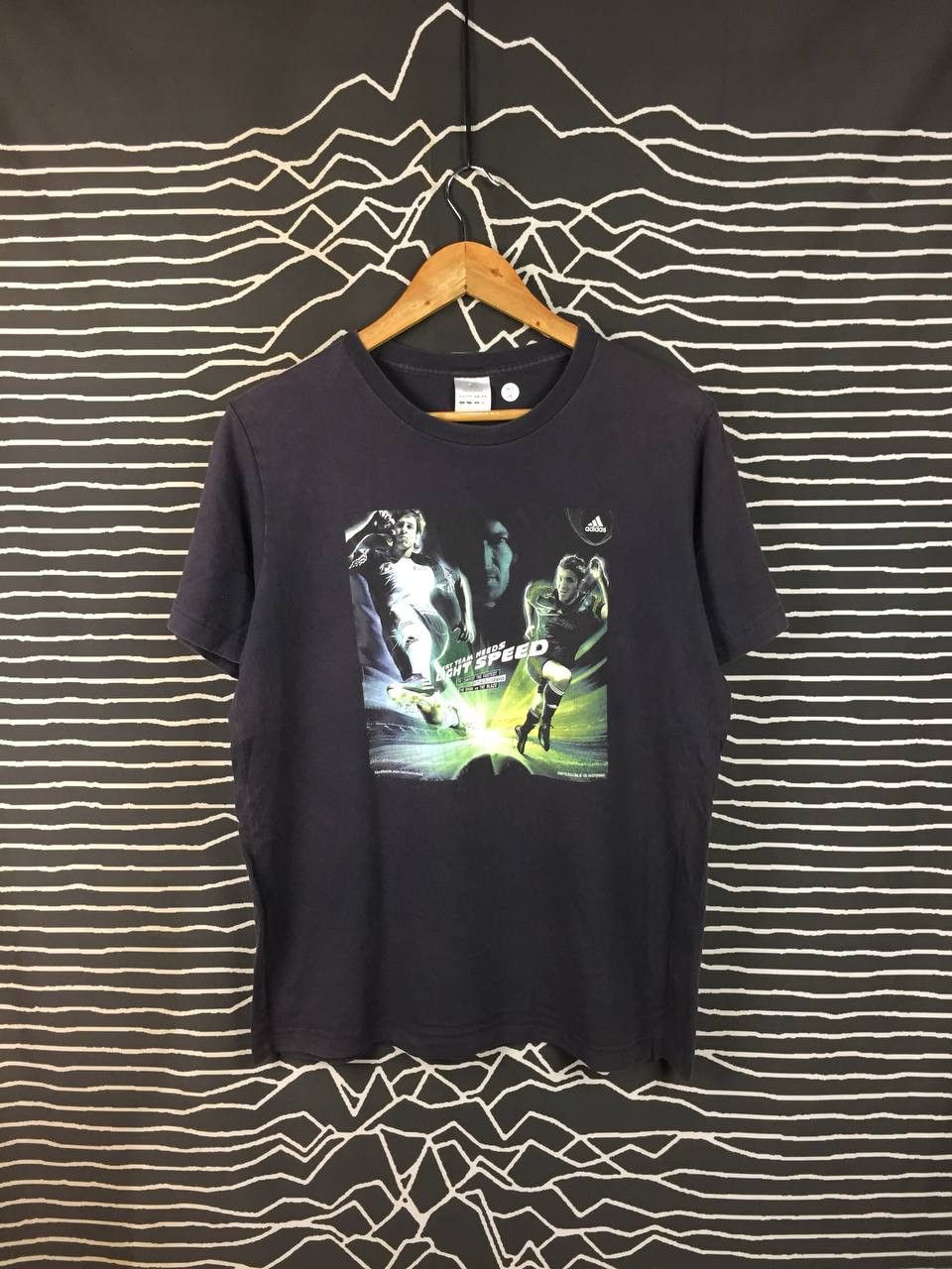 Adidas Vtg Adidas F50 Adizero Lionel Messi David Villa Tee Size US M / EU 48-50 / 2 - 2 Thumbnail