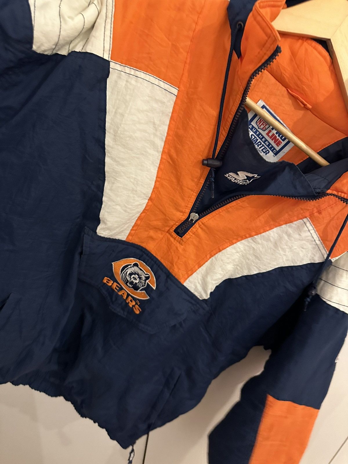 Starter Starter Jacke Chicago Bears Size XL Retro Vintage NFL Jacket Size US XL / EU 56 / 4 - 6 Thumbnail