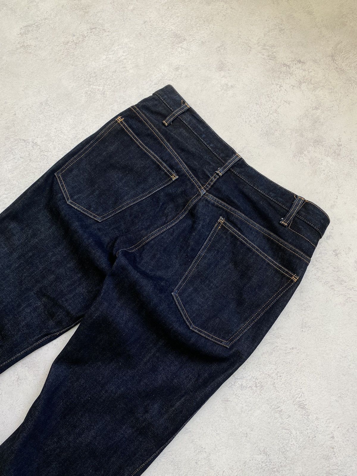 Unused Japanese Men’s Unused Denim Dark Blue Pants Size 3 Size US 32 / EU 48 - 13 Thumbnail