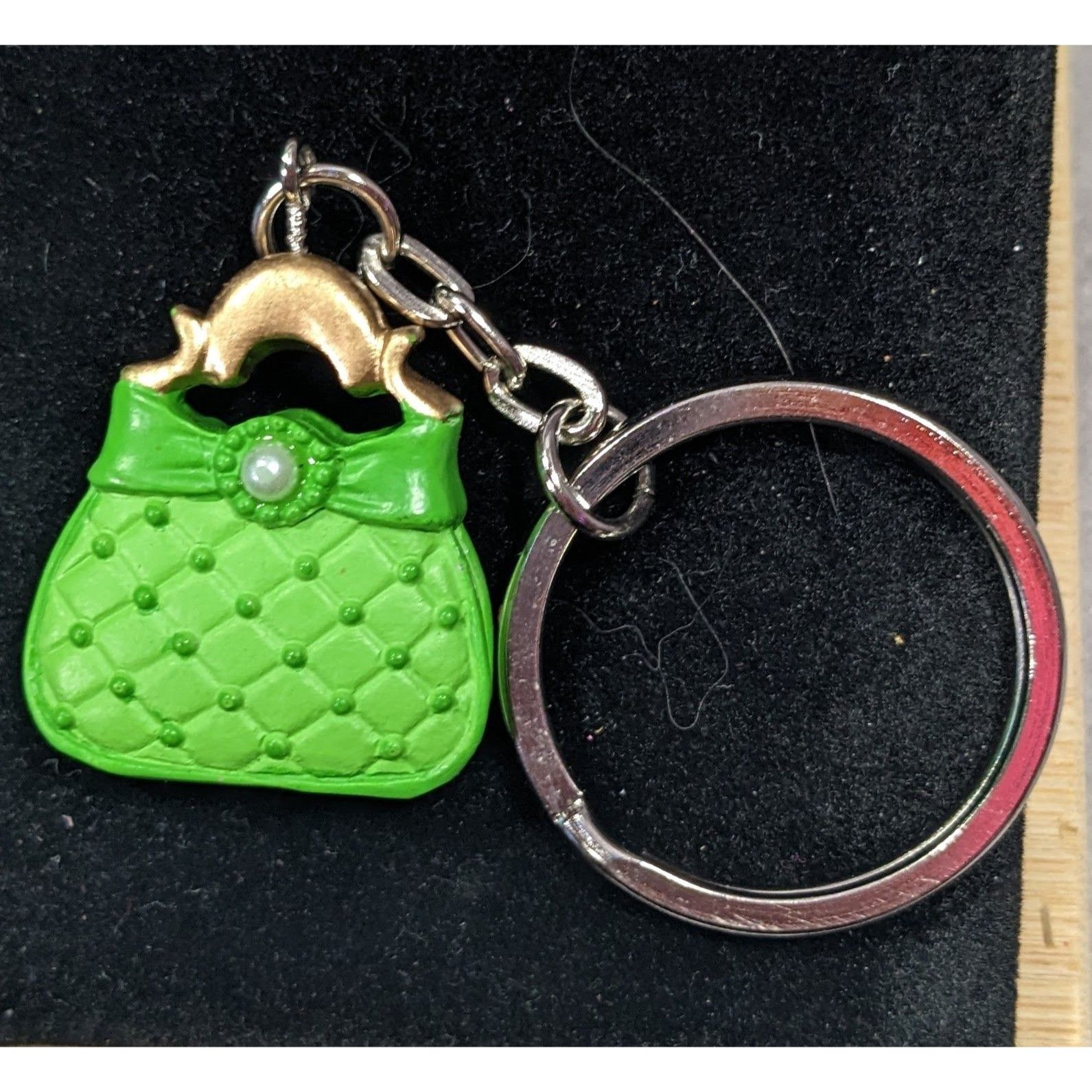 Other Retro Coquette Green Purse Shaped Keychain Size ONE SIZE - 3 Thumbnail