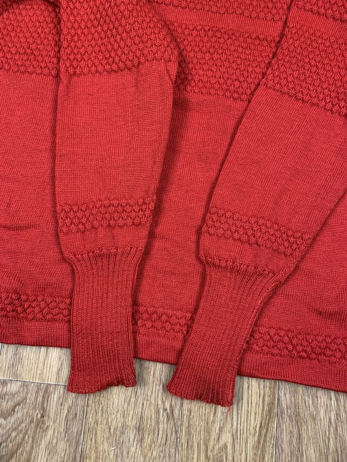 S.N.S. Herning S.N.S. Fisherman Vintage Red Turtleneck (Dannebrog) Sweater Size US M / EU 48-50 / 2 - 5 Thumbnail