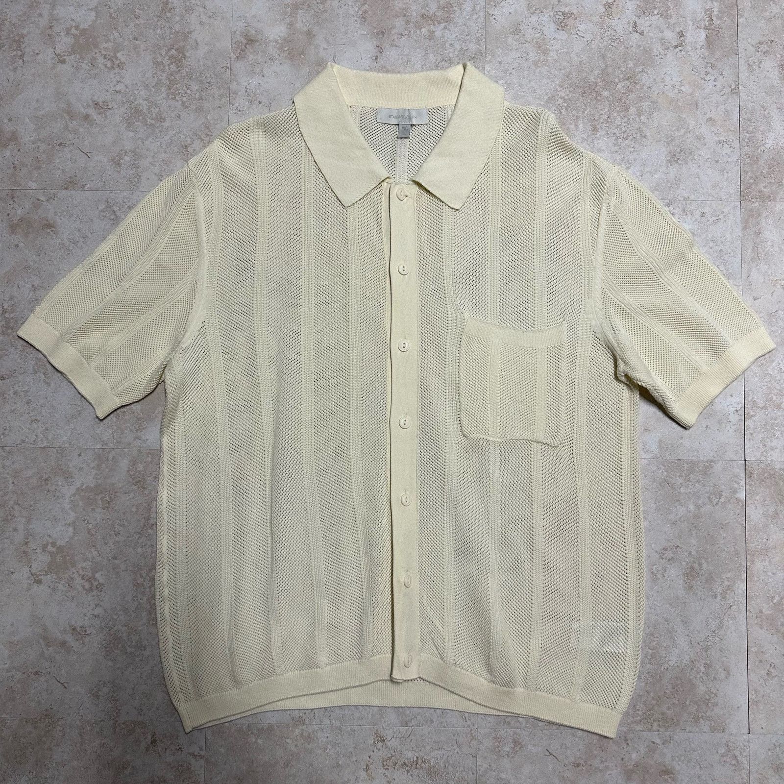 Standard Cloth Standard Cloth Textured Stitch Polo Rico Button Shirt Size US M / EU 48-50 / 2 - 1 Thumbnail