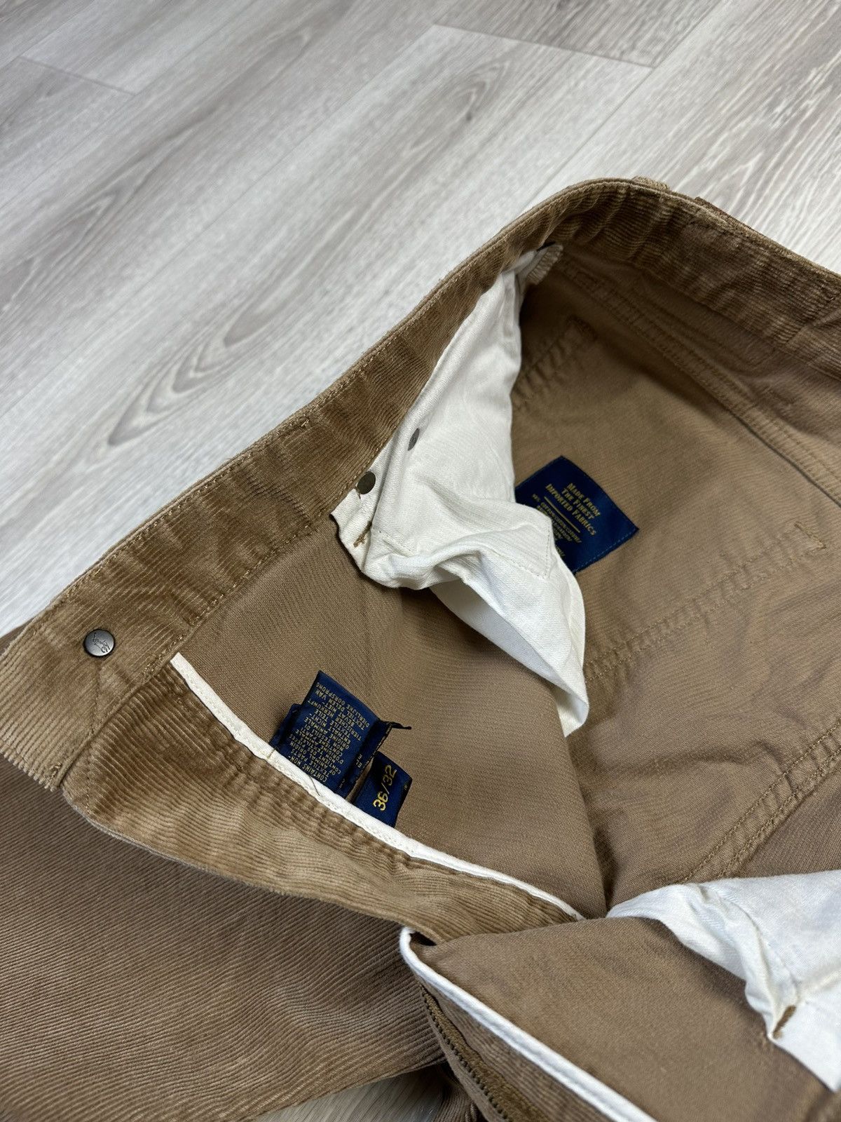 Polo Ralph Lauren Men’s Polo Ralph Lauren Velvet Pants Brown Corduroy Size 36 Size US 36 / EU 52 - 8 Thumbnail