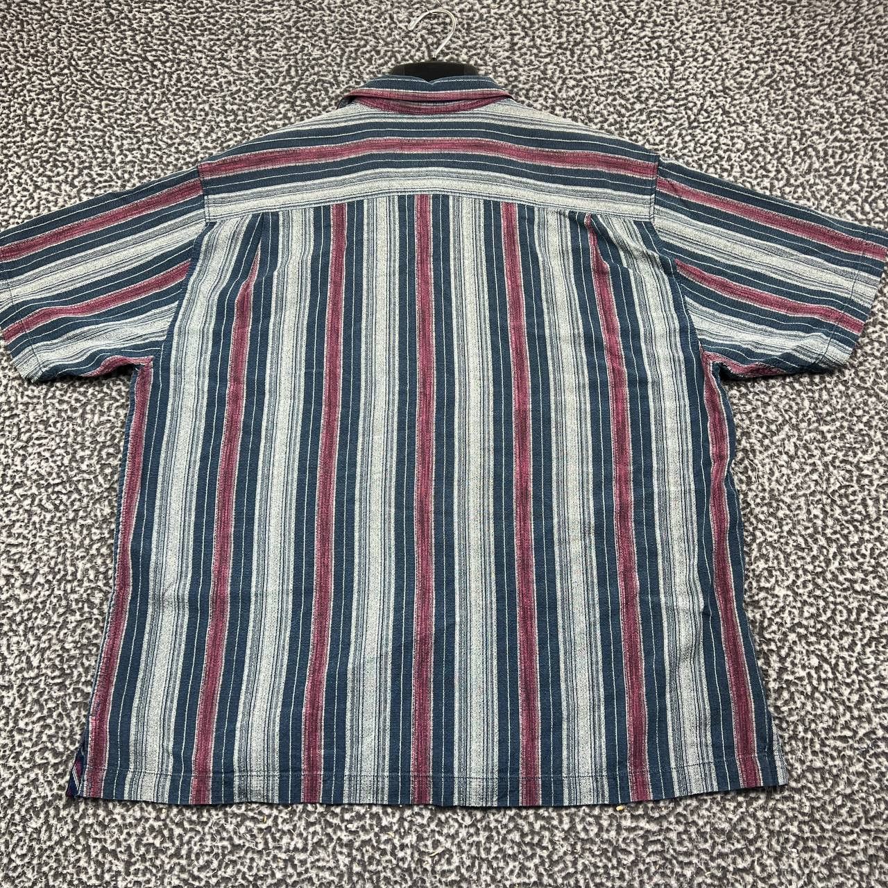 Tommy Bahama Tommy Bahama Button Up Shirt Men XL Striped ShortSleeve Silk Size US XL / EU 56 / 4 - 6 Thumbnail