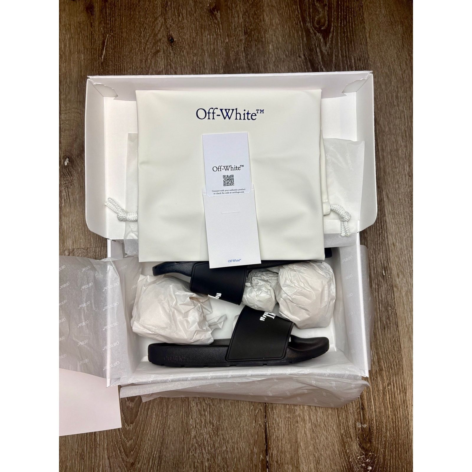 Off-White NIB - Off-White - 'This That' Sliders EU 40 (US 9.5/10) Size US 9.5 / IT 39.5 - 2 Thumbnail