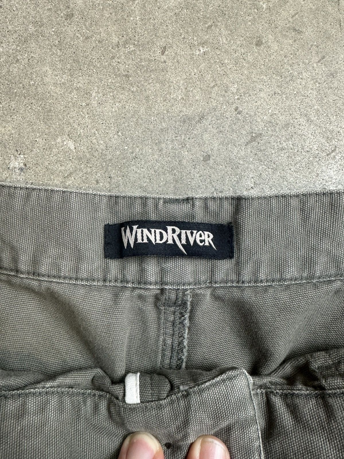 Windriver Vintage Tactical Cargo Pants Olive Baggy Trousers Windriver Size US 35 - 5 Thumbnail