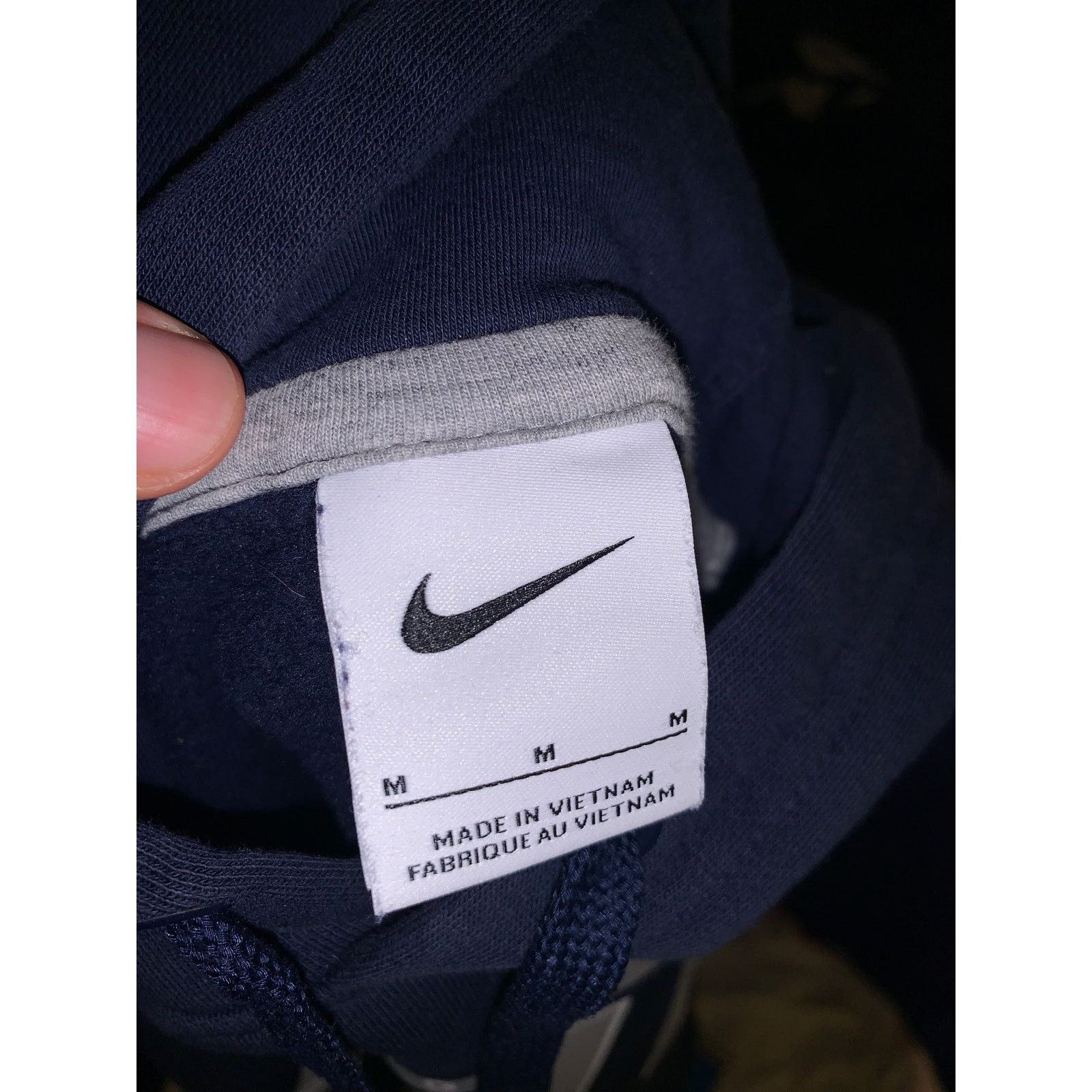 Nike Nike Georgetown Hoyas Hoodie Navy Blue M Bulldog Logo NCAA Size US M / EU 48-50 / 2 - 8 Thumbnail
