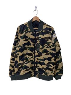 Bape Ma 1 Bomber Jacket | Grailed