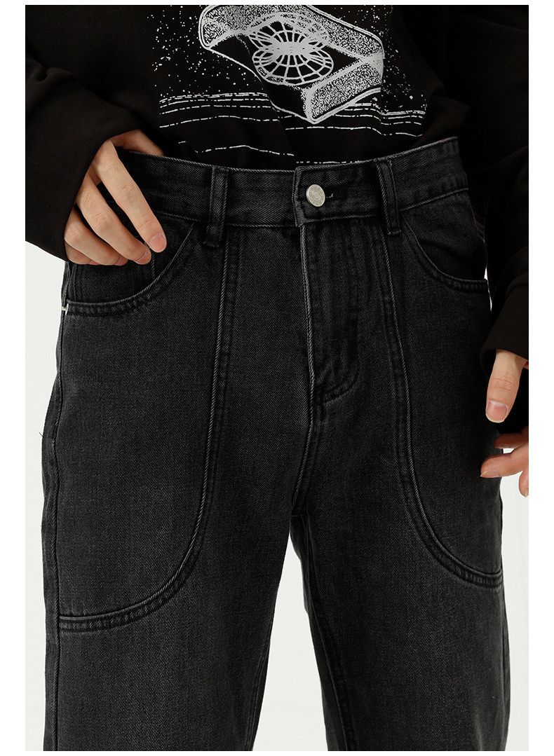 Japanese Brand × Jean Japanese retro trend straight flared jeans for men Size US 32 / EU 48 - 5 Thumbnail