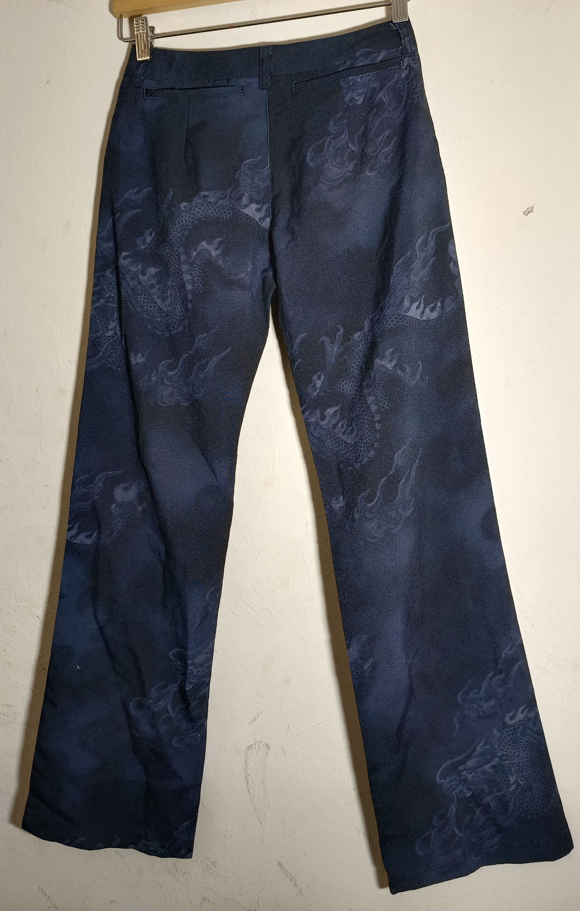 14th Addiction × If Six Was Nine × Le Grande Bleu (L.G.B.) Japanese Y2K Pants Dragon Size US 26 / EU 42 - 5 Thumbnail