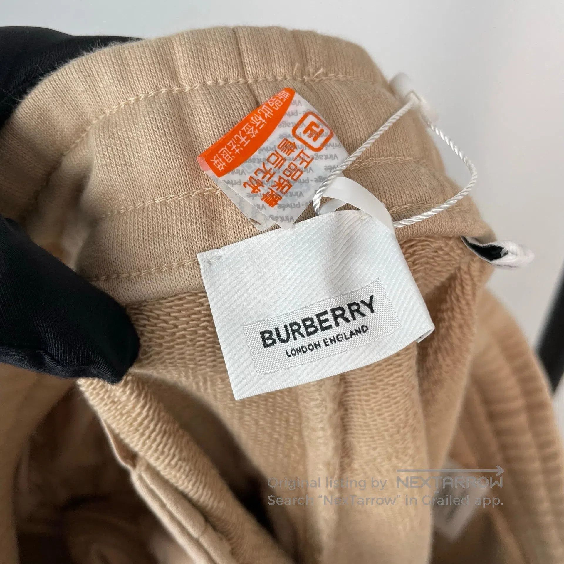 Burberry Burberry size XL Khaki Embroidered Letter Logo Warhorse Lo Size US 27 - 5 Thumbnail