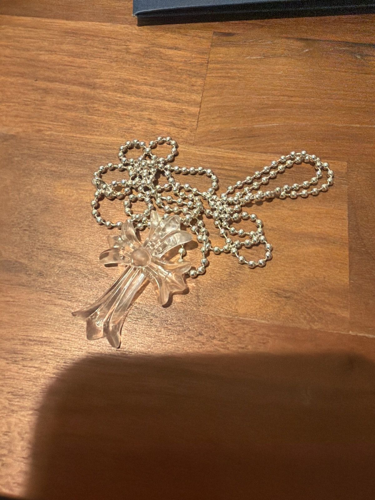 Chrome Hearts SILICONE CROSS NECKLACE "CLEAR" Size ONE SIZE - 10 Thumbnail