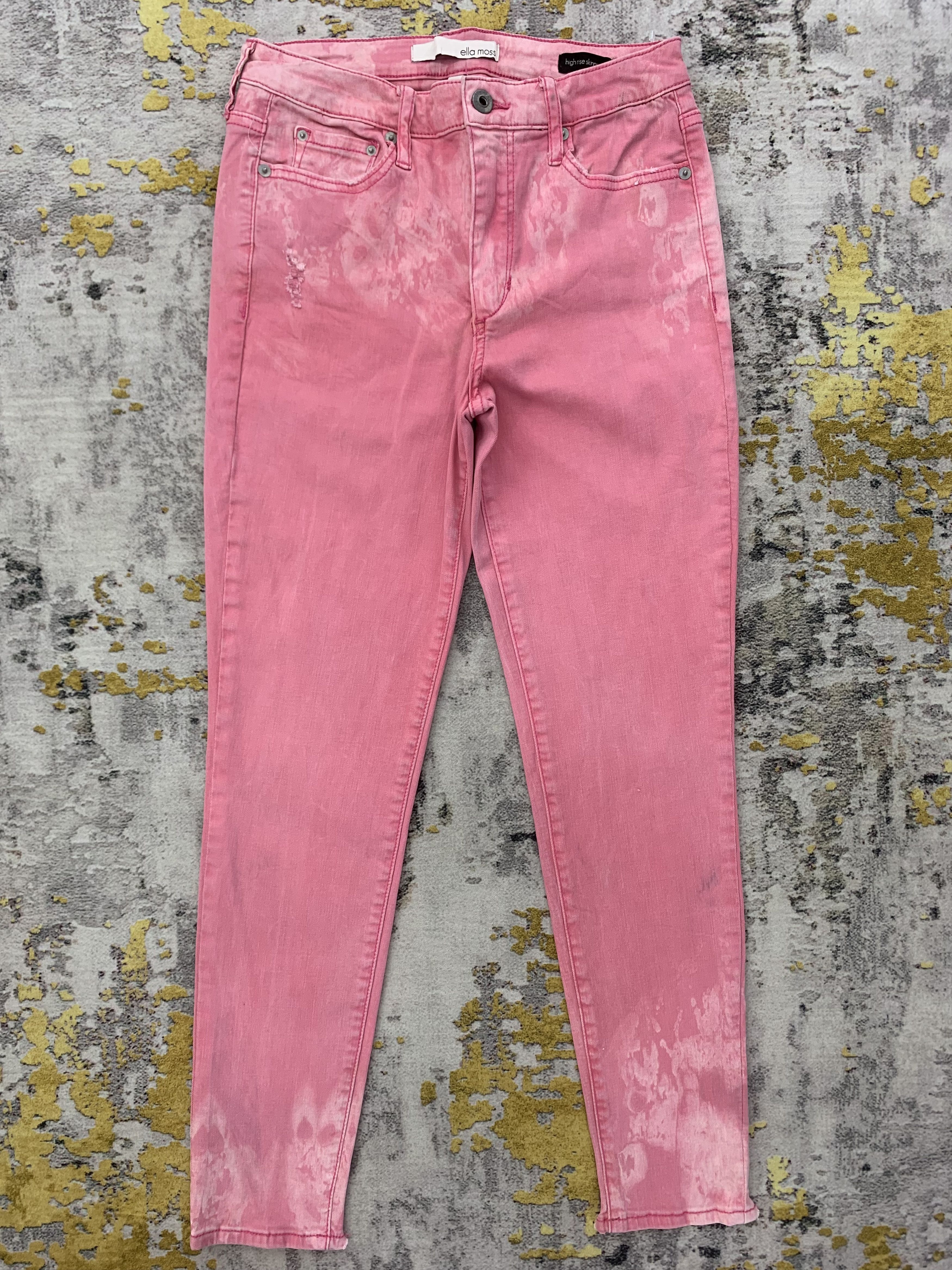 image of Vintage Ella Moss Pants Size 26 in Pink, Women's
